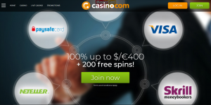 Casino.com Payment Methods